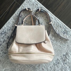 Street Level Pale Pink Mini Backpack